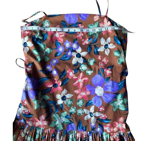 Current Air Pleated Floral Maxi NWT The Camille Size Large - Picture 5 of 11